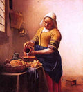 Milk maid by Vermeer A4 Photo Print