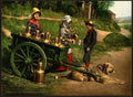 Milksellers II Brussels Vintage A4 Photo Print