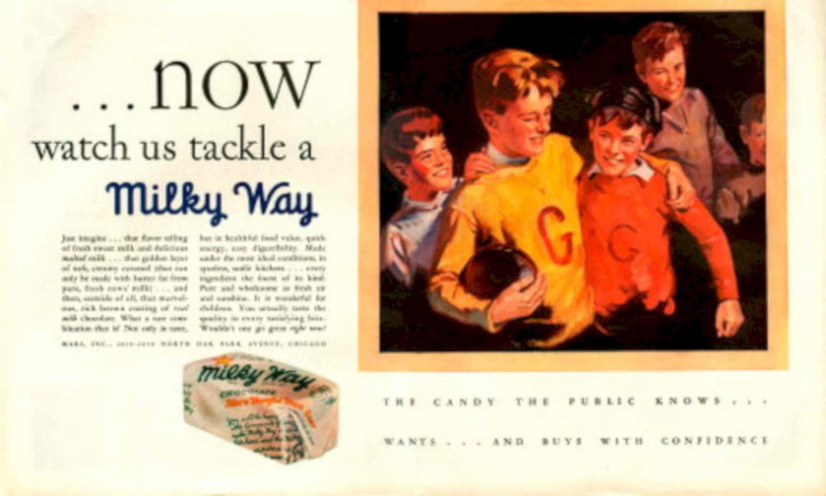 Milky Way Boys 2 1930s Vintage Retro Advert Poster