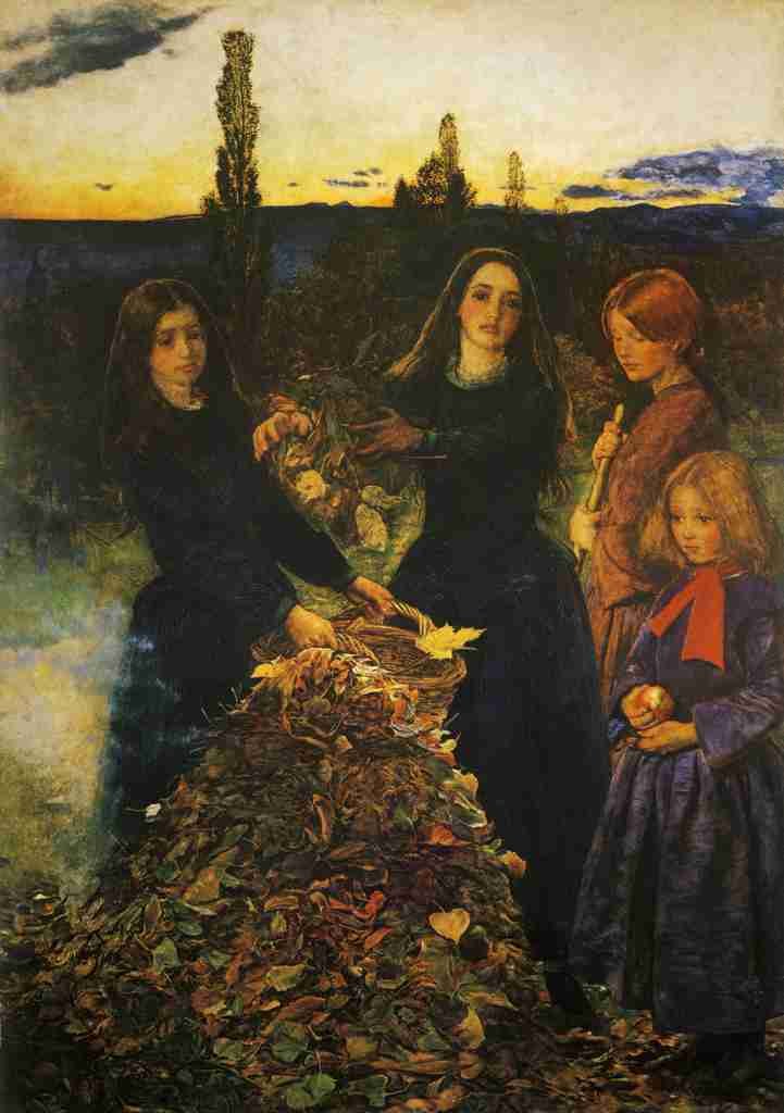 Millais John E 1829 1896 Autumn Leaves Millais 1908 A4 Photo Print