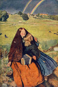 Millais John E 1829 1896 The Blind Girl Great Pictures in 1905 A4 Photo Print