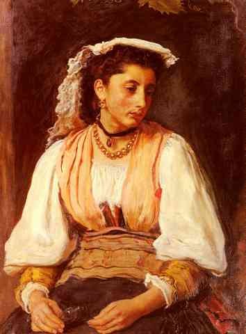 Millais Sir John Everett Pippa A4 Photo Print