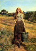 Millais farmers daughter A4 Photo Print