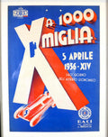 Mille Miglia 1936 Vintage Retro Advert Poster A4 Photo Print