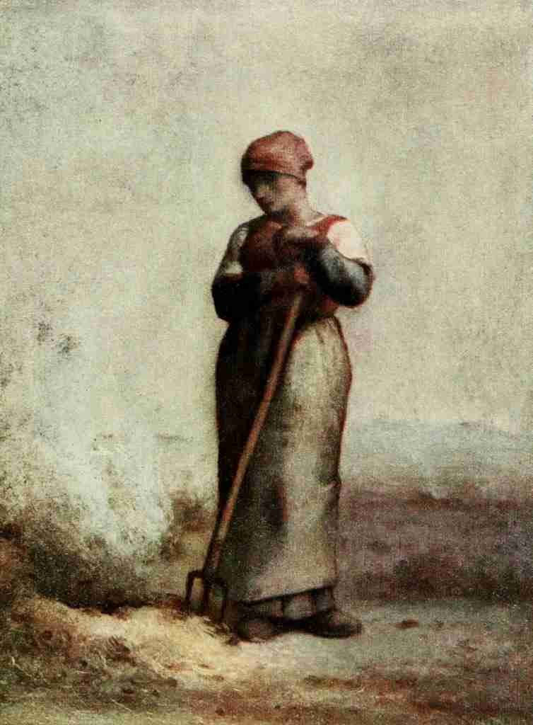 Millet Jean Francois 1814 1875 The Weed burner Millet 1910 A4 Photo Print