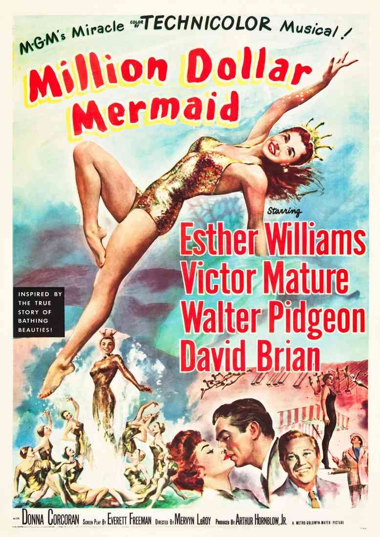 Million Dollar Mermaid 01 Film A4 Photo Print
