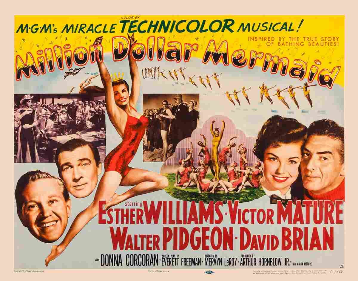 Million Dollar Mermaid 02  film star poster A4 Photo Print