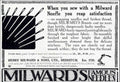 Milwards Needles Sample Vintage Retro Advert Poster A4 Photo Print