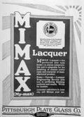 Mimax Lacquer Logo Vintage Retro Advert Poster A4 Photo Print