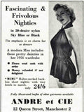 Mimi Halter Nightgown Vintage Retro Advert Poster A4 Photo Print