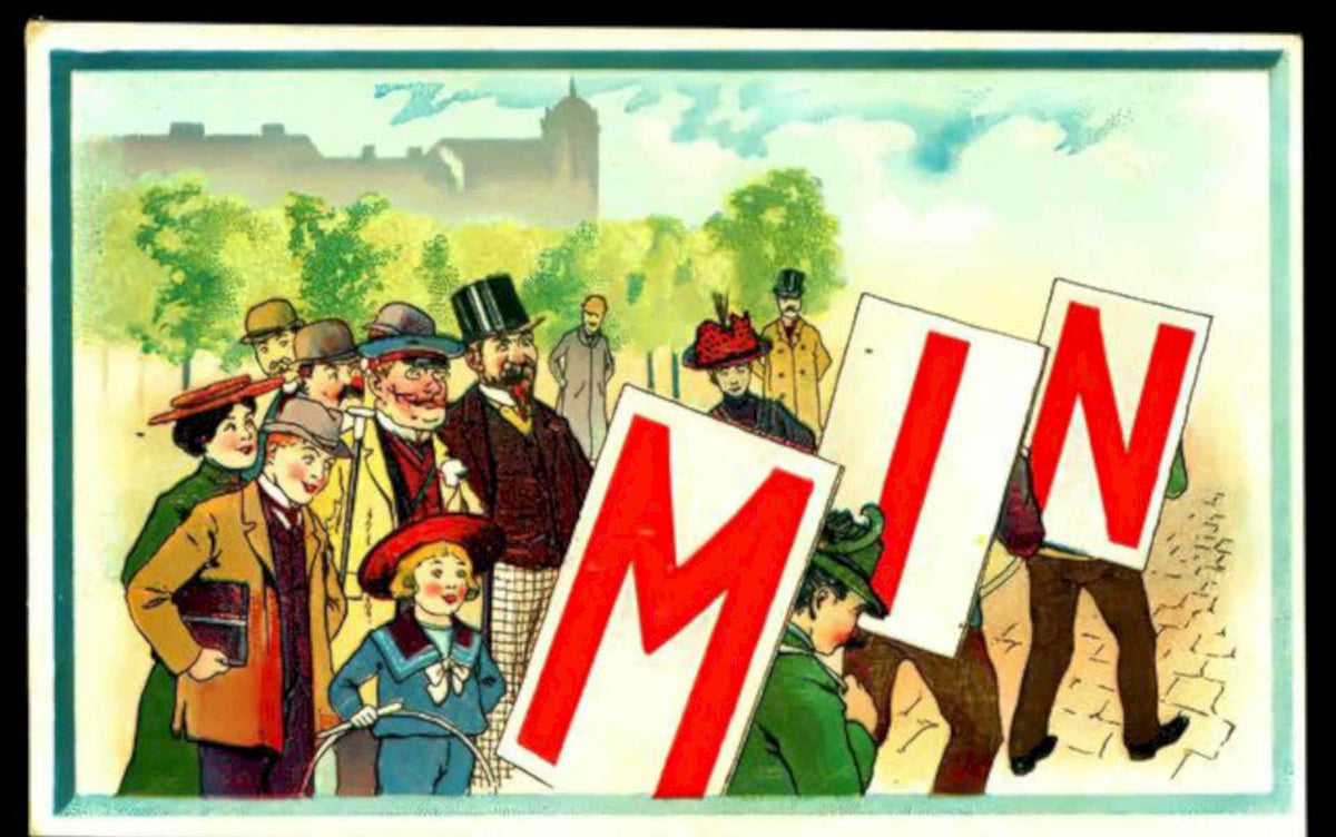 Min Crowd Break Vintage Retro Advert Poster A4 Photo Print