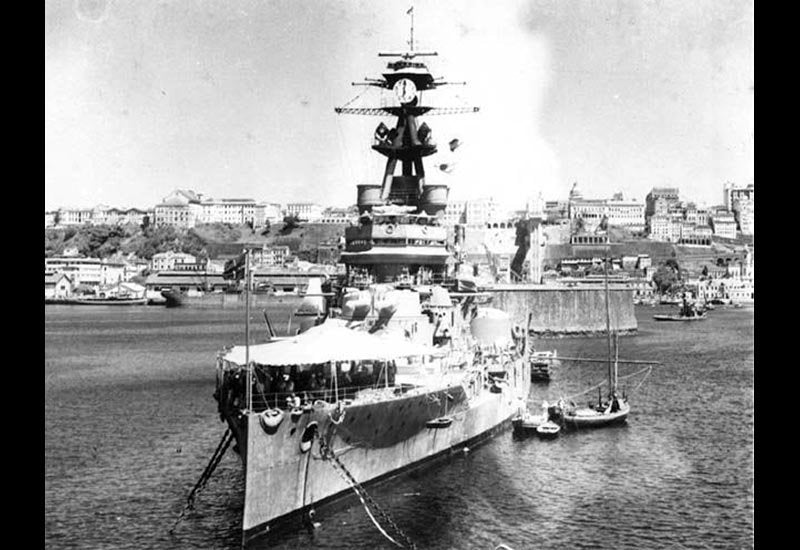Minas Gerais Dreadnought Battleship Brazil A4 Photo Print