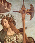 Minerva and the Centaur Detail by Botticelli A4 Photo Print
