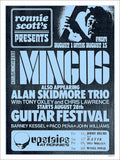 Mingus At Ronnie Scotts Jazz 1972 Vintage Retro Advert Poster A4 Photo Print