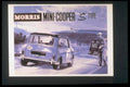 Mini Cooper S 1950s Vintage Retro Advert Poster