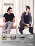 Minidisc Music Men Vintage Retro Advert Poster A4 Photo Print