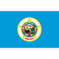 Minnesota Flag N4516 A4 Photo Print