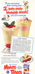 Minute Tapioca Pudding Vintage Retro Advert Poster A4 Photo Print