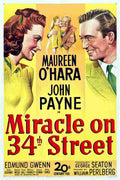 Miracle on 34th Street 01  film star poster A4 Photo Print