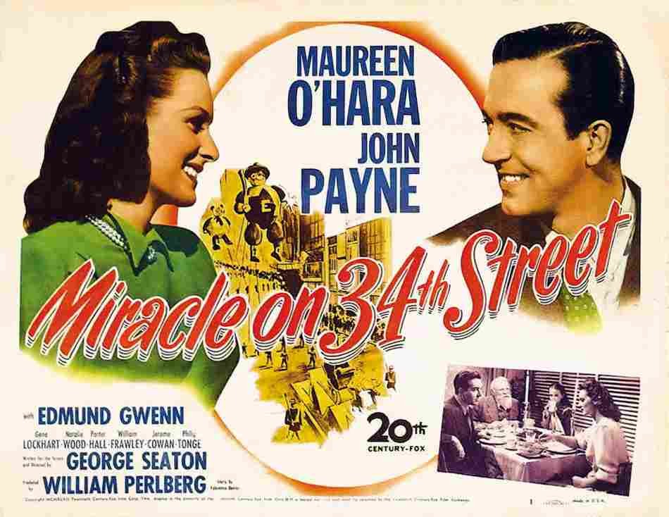 Miracle on 34th Street 02  film star poster A4 Photo Print
