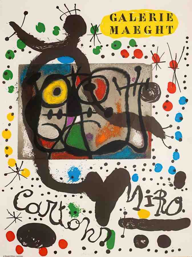 MiroMaeght Vintage Advert A4 Photo Print