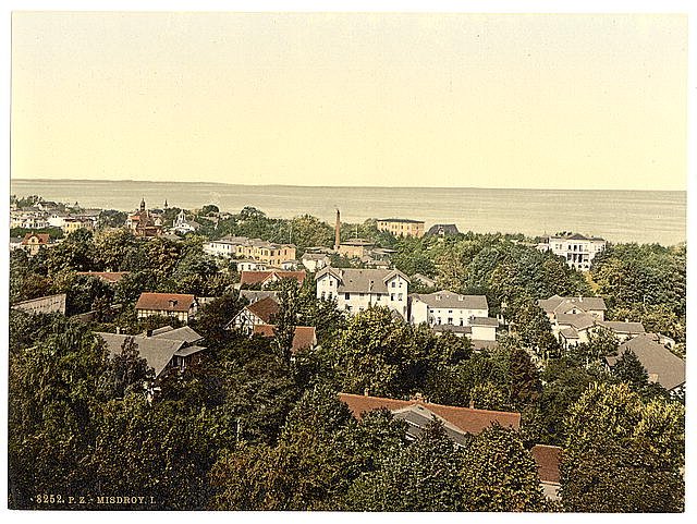 Misdroy I Pommeraina Vintage A4 Photo Print