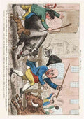 Miseries Of Human Life 1808 Vintage Cartoon Joke A4 Photo Print