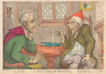 Misery Men Table GB Cartoon Vintage Retro Advert Poster