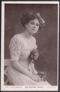 Miss Margaret Cooper Sits Holds Rose Vintage A4 Photo Print