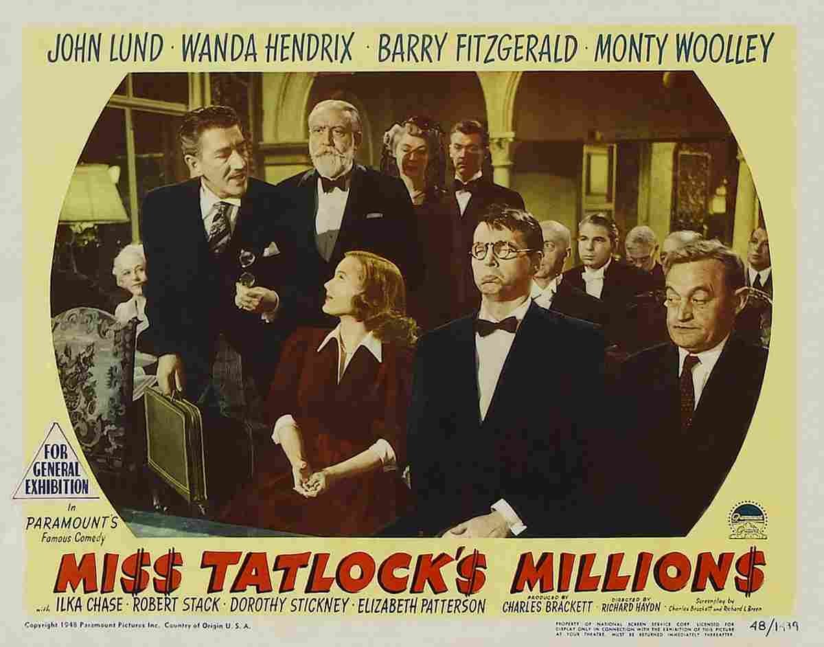 Miss Tatlocks Millions 07  film star poster A4 Photo Print