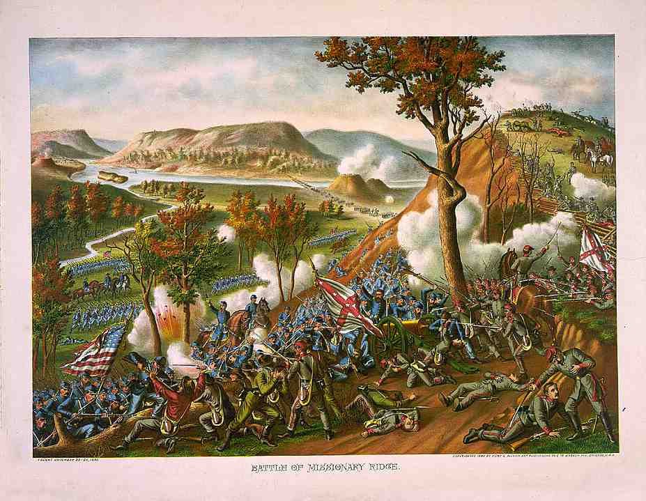 Missionary Ridge Vintage A4 Photo Print