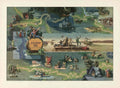 Mississippi River Journey Vintage Retro Advert Poster