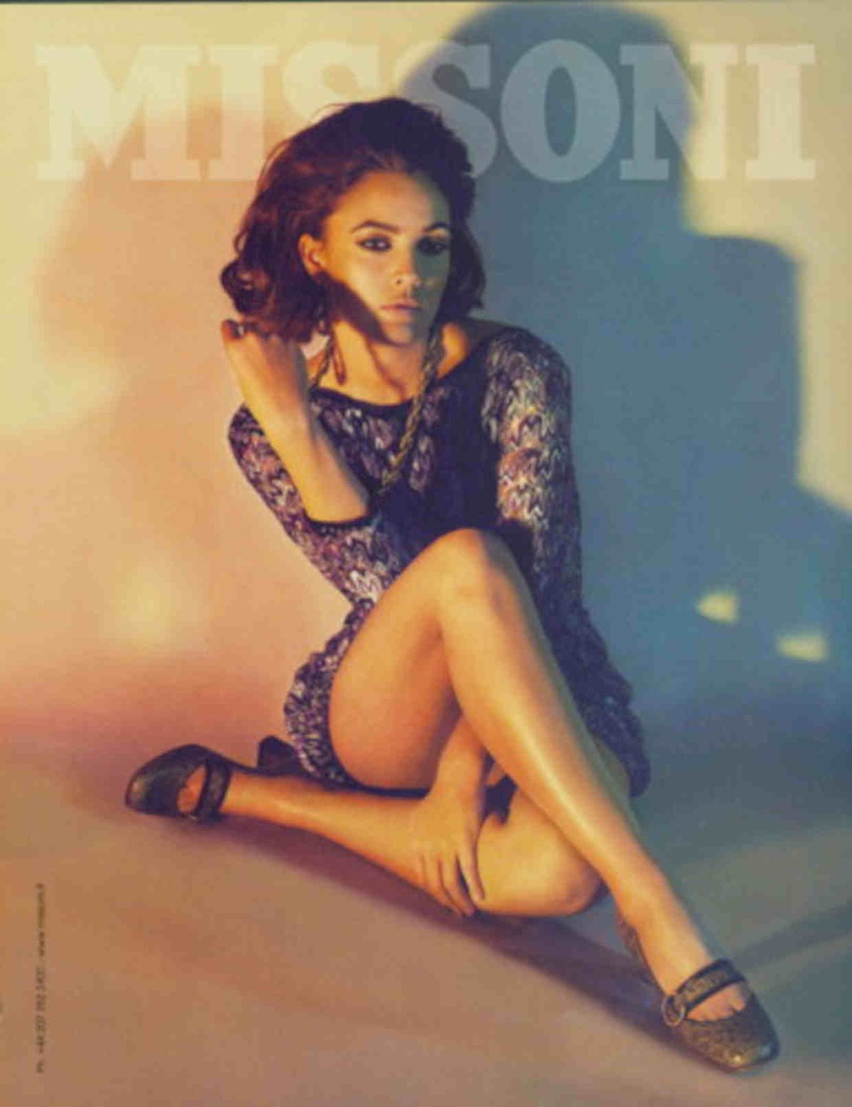 Missoni Dress Fall Vintage Retro Advert Poster A4 Photo Print