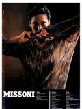 Missoni Knitwear Model Vintage Retro Advert Poster A4 Photo Print