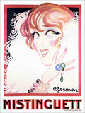 Mistinguette Charles Gesmar Art Deco Poster 1925 Vintage Retro Advert Poster A4