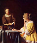 Mistress And Maid Vermeer A4 Photo Print