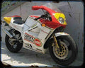 Mito I Myth Racing Lucky Explorer A4 Photo Print Motorbike Vintage Aged