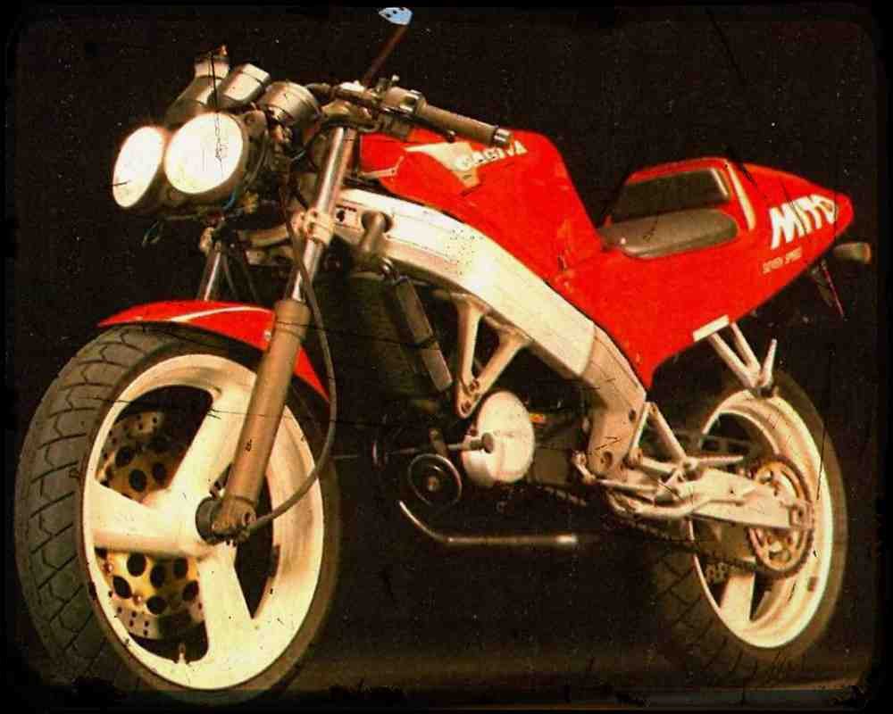 Mito I Naked A4 Photo Print Motorbike Vintage Aged