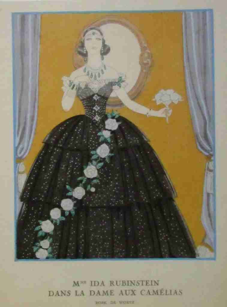 Mme Ida Rubinstein Dans La Dame Aux Camelias George Barbier A4 Photo Print