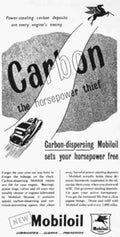 Mobil Oil Carbon Vintage Retro Advert Poster A4 Photo Print