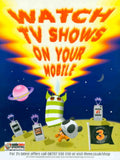 Mobile Rocket Tv Vintage Retro Advert Poster A4 Photo Print