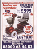 Mobility Scooter Offer Vintage Retro Advert Poster A4 Photo Print