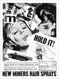 Mod Hairspray Vintage Retro Advert Poster A4 Photo Print