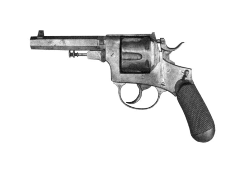 Model 1889 Bodeo Revolver 4 A4 Photo Print