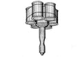 Model 24 Stick Grenade Potato Masher 6 A4 Photo Print