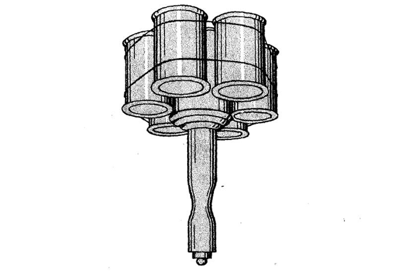Model 24 Stick Grenade Potato Masher 6 A4 Photo Print