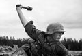 Model 24 Stick Grenade Potato Masher 8 A4 Photo Print