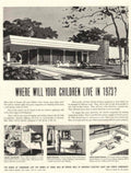 Modern House Appliances 1950s Vintage Retro Advert Poster
