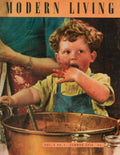 Modern Living Jam 1940s Vintage Retro Advert Poster