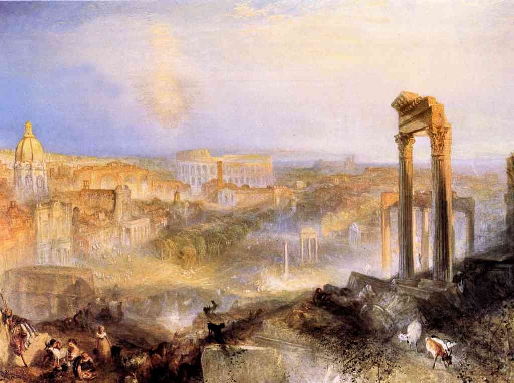 Modern Rome Camp Vaccino Joseph Mallord Turner A4 Photo Print